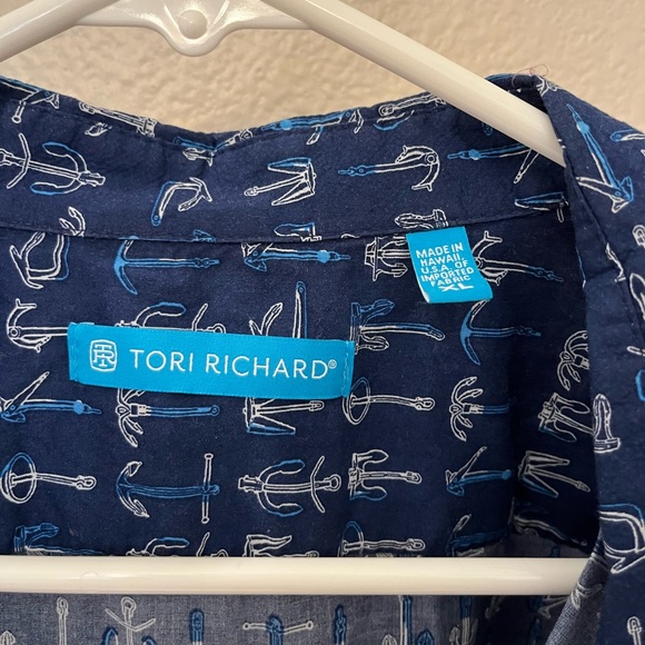 Tori Richard Mens button down aloha shirt - Picture 2 of 3